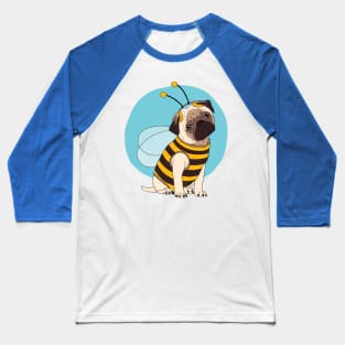 Pug Bee Baseball T-Shirt